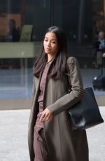 ZOE SALDANA Out and About in New York 04/07/2019