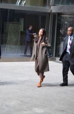 ZOE SALDANA Out and About in New York 04/07/2019