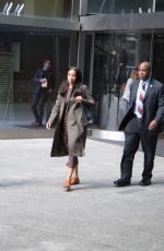 ZOE SALDANA Out and About in New York 04/07/2019