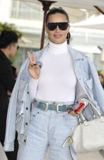 ADRIANA LIMA in Double Denim Out at Cannes Film Festival 05/21/2019