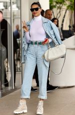 ADRIANA LIMA in Double Denim Out at Cannes Film Festival 05/21/2019
