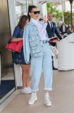 ADRIANA LIMA in Double Denim Out at Cannes Film Festival 05/21/2019