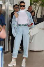 ADRIANA LIMA in Double Denim Out at Cannes Film Festival 05/21/2019