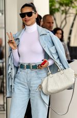 ADRIANA LIMA in Double Denim Out at Cannes Film Festival 05/21/2019