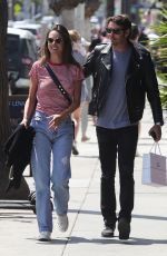 ALESSANDRA AMBROSIO and Nicolo Oddi Out in Venice Beach 05/01/2019