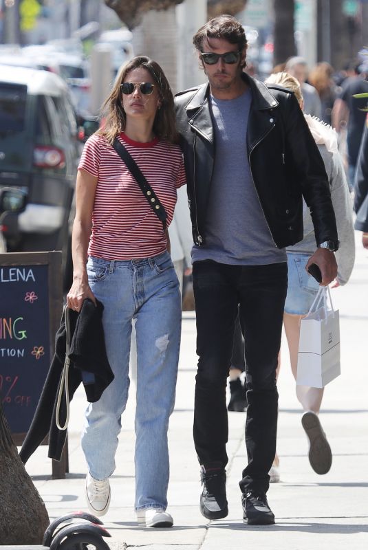 ALESSANDRA AMBROSIO and Nicolo Oddi Out in Venice Beach 05/01/2019