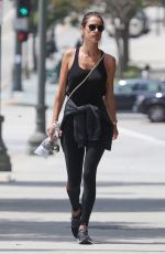 ALESSANDRA AMBROSIO Heading to Pilates in Los Angeles 05/04/2019