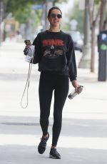 ALESSANDRA AMBROSIO Heading to Pilates in Los Angeles 05/04/2019