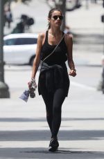 ALESSANDRA AMBROSIO Heading to Pilates in Los Angeles 05/04/2019