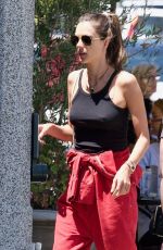 ALESSANDRA AMBROSIO Leaves a Bakery in Los Angeles 05/05/2019