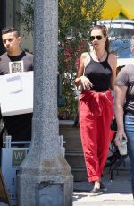 ALESSANDRA AMBROSIO Leaves a Bakery in Los Angeles 05/05/2019