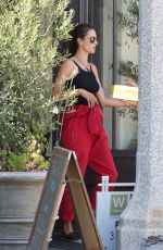 ALESSANDRA AMBROSIO Leaves a Bakery in Los Angeles 05/05/2019