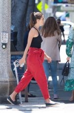 ALESSANDRA AMBROSIO Leaves a Bakery in Los Angeles 05/05/2019