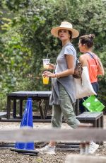 ALESSANDRA AMBROSIO Out at Descanso Gardens in Los Angeles 05/02/2019
