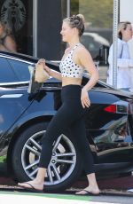 ALI LARTER Leaves a Gym in Santa Monica 05/05/2019