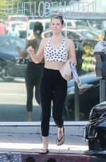 ALI LARTER Leaves a Gym in Santa Monica 05/05/2019