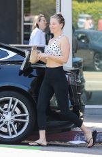 ALI LARTER Leaves a Gym in Santa Monica 05/05/2019