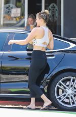 ALI LARTER Leaves a Gym in Santa Monica 05/05/2019