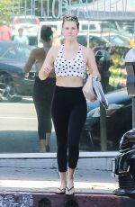 ALI LARTER Leaves a Gym in Santa Monica 05/05/2019