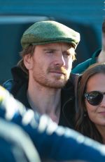 ALICIA VIKANDER and Michael Fassbender Out in Killarney 05/30/2019