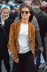 ALICIA VIKANDER and Michael Fassbender Out in Killarney 05/30/2019