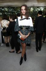 ALICIA VIKANDER at Louis Vuitton Cruise 2020 Fashion Show at JFK Airport in New Yokr 05/08/2019