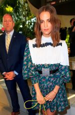 ALICIA VIKANDER at Louis Vuitton Cruise 2020 Fashion Show at JFK Airport in New Yokr 05/08/2019