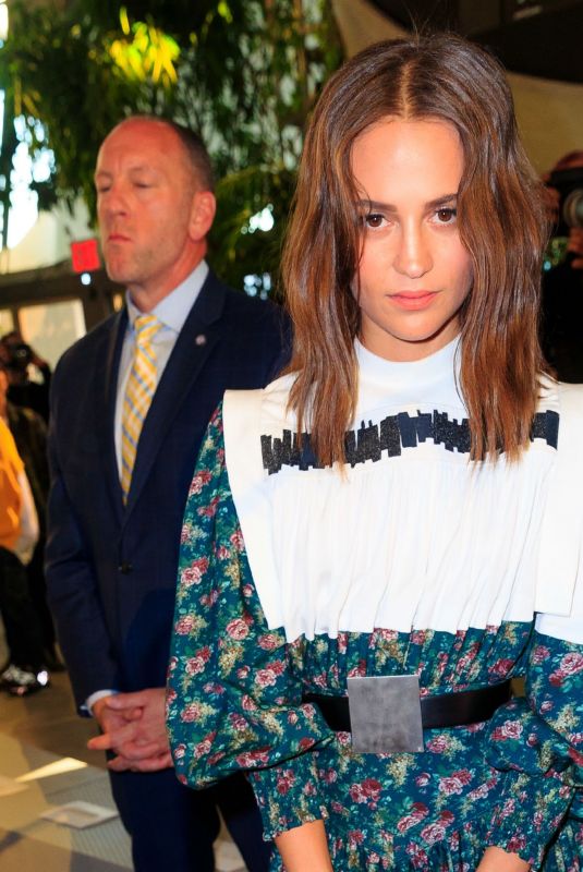 ALICIA VIKANDER at Louis Vuitton Cruise 2020 Fashion Show at JFK Airport in New Yokr 05/08/2019