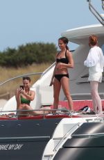 ALICIA VIKANDER in Bikini at a Yacht in Ibiza 05/23/2019