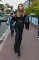 ALINA BAIKOVA Out on Croisette in Cannes 05/19/2019