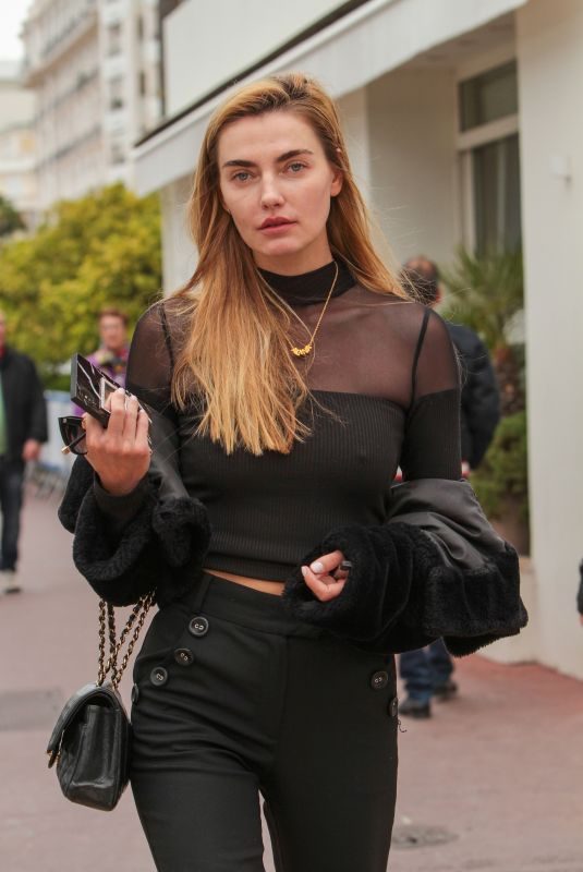 ALINA BAIKOVA Out on Croisette in Cannes 05/19/2019