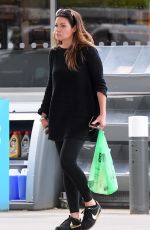 ALISON KING Shopping at a Petrol Station in Cheshire 05/22/2019