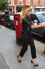 AMANDA HOLDEN Arrives at Zoe Ball Breakfast Show in London 05/24/2019