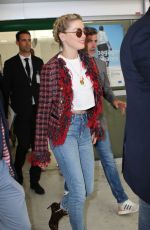 AMBER HEARD Aarrives at Nice Airport at 2019 Cannes Film Festival 05/13/2019