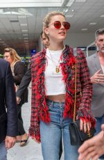 AMBER HEARD Aarrives at Nice Airport at 2019 Cannes Film Festival 05/13/2019