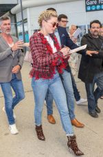 AMBER HEARD Aarrives at Nice Airport at 2019 Cannes Film Festival 05/13/2019