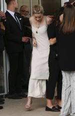 AMBER HEARD Arrives at Her Hotel in Cannes 05/14/2019