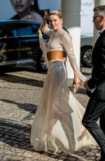 AMBER HEARD Arrives at Martinez Hotel at 2019 Cannes Film Festival 05/15/2019