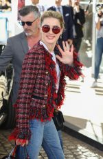 AMBER HEARD Arrives at Martinez Hotel at 72nd Annual Cannes Film Festival 05/13/2019