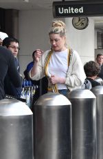 AMBER HEARD at LAX Airport in Los Angeles 05/23/2019