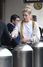AMBER HEARD at LAX Airport in Los Angeles 05/23/2019