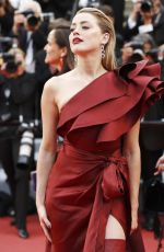 AMBER HEARD at Pain and Glory Premiere at Cannes Film Festival 05/17/2019
