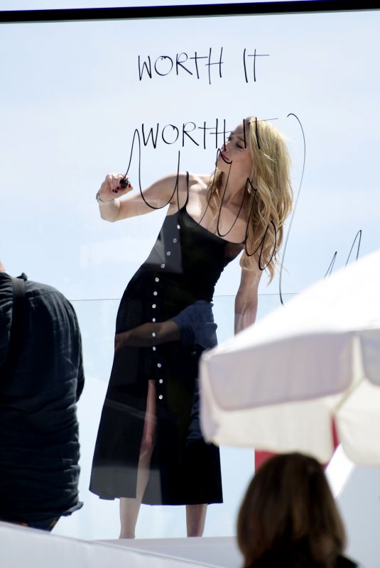 AMBER HEARD on the Set of a Photoshoot at Cannes Film Festival 05/16/2019