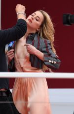 AMBER HEARD on the Set of L