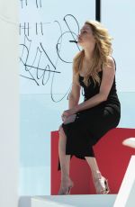 AMBER HEARD on the Set of L