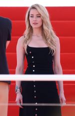AMBER HEARD on the Set of L