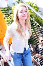 AMBER HEARD on the Set of L