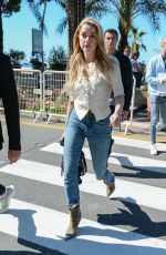 AMBER HEARD on the Set of L