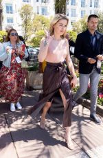 AMEBER HEARD Out for Lunch at La Plage Du Martinez in Cannes 05/16/2019