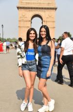 ANANYA PANDEY and TARA SUTARIA at India Gate in New Delhi 05/06/2019